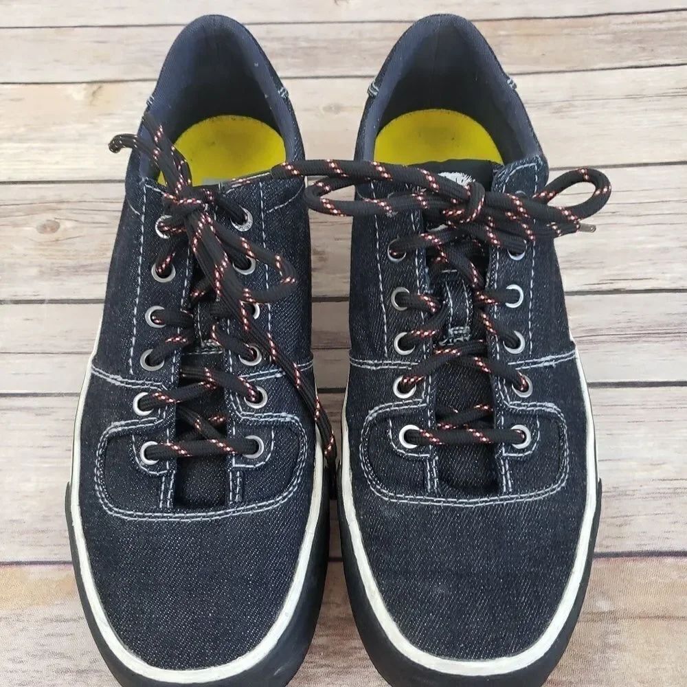 Diesel denim s flip low lace up low top.shoes